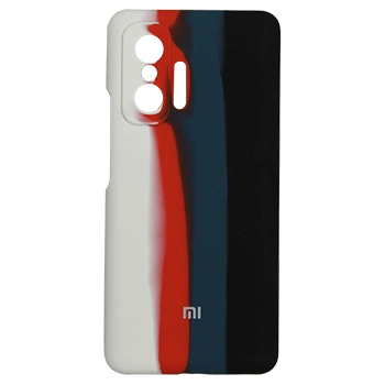 قاب سیلیکونی محافظ لنز رنگین کمانی مناسب برای گوشی های Mi 11T / Mi 11T Pro